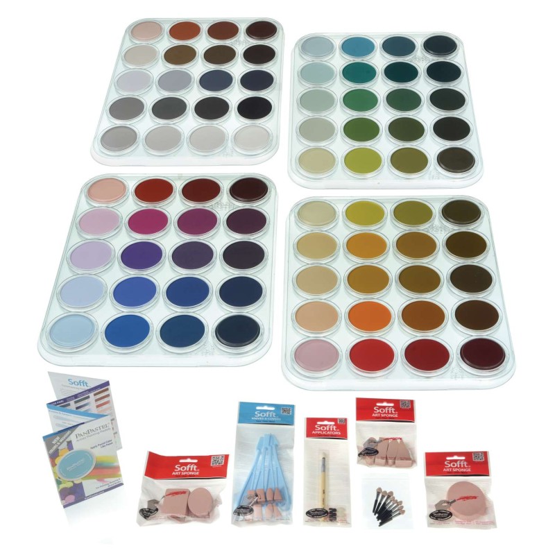 Coffret de 80 PanPastel + accessoires Soft