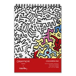 Bloc de coloriage Keith Haring by Caran d'Ache