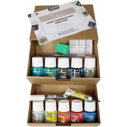 Coffret Collection n°2 peinture Sétacolor Opaque 10x45 ml