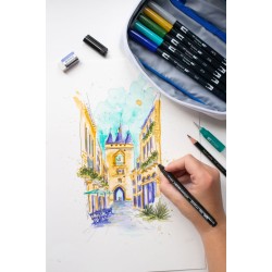 Set Urban Sketching Méditerranean Tombow