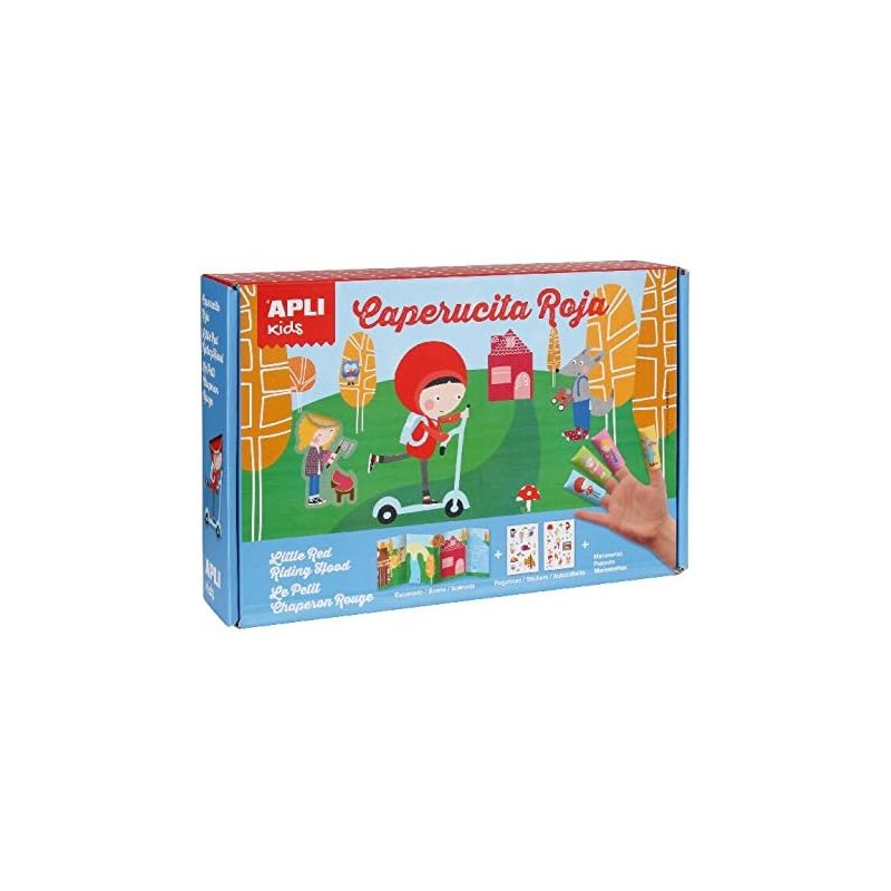 Boîte Magic Stickers Apli Kids - Le Petit Chaperon Rouge