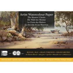 Bloc aquarelle BaoHong Le Choix des Maîtres 300 g/m², 20 fls collées 4 côtés