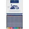 Boîtes métal crayons de couleur aquarellables Goldfaber Aqua