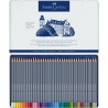 Boîtes métal crayons de couleur aquarellables Goldfaber Aqua