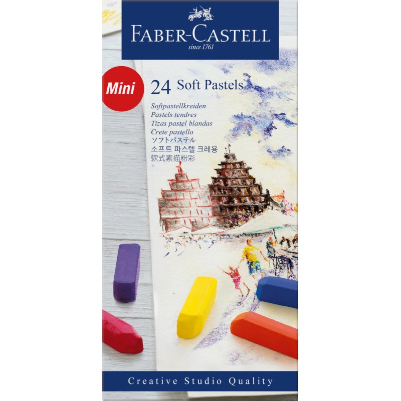 Boîte de demi-pastels tendres Goldfaber