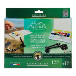Coffret aquarelle main-libre La Petite Aquarelle avec bras articulé