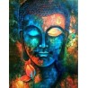 Broderie diamant 40x50cm sur toile roulée - Bouddha 2