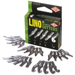 Assortiments de 25 gouges pour linogravure Essdee