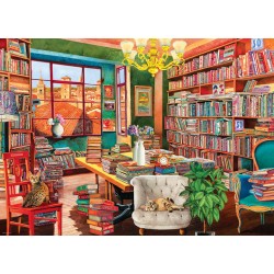 Puzzle 1000 pièces - L'ancienne bibliothèque, de Guido Borelli