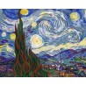 Peinture par numéros sur chassis 40x50cm - Van Gogh Nuite étoilée