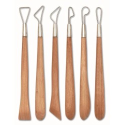 Set de 6 mirettes / ébauchoirs pour modelage