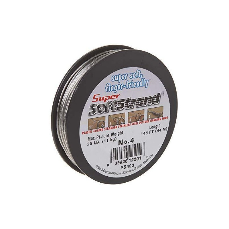 Câble de suspension gainé Super-Softstrand WCS en bobinette