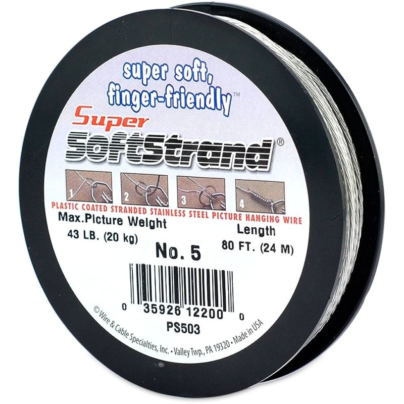 Câble de suspension gainé Super-Softstrand WCS en bobinette