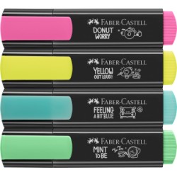 Pochettes de surligneurs Textliner Graffiti Faber Castell