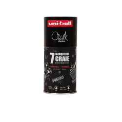 Pot de 7 marqueurs-craie Chalk assortis