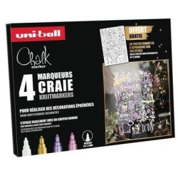Coffret Décor Hivernal de 4 marqueurs craie Chalk