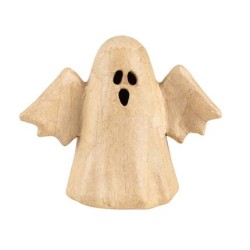 Bougeoir Fantôme "Ooh" en papier maché