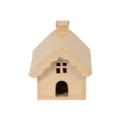 Maison basse en papier maché