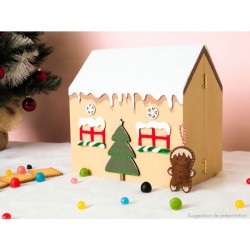 Calendrier de l'Avent Maison et grenier - 25,5x15x24,5 cm