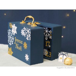 Calendrier de l'Avent Petite valise - 14,5x19x12,3 cm