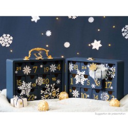 Calendrier de l'Avent Petite valise - 14,5x19x12,3 cm