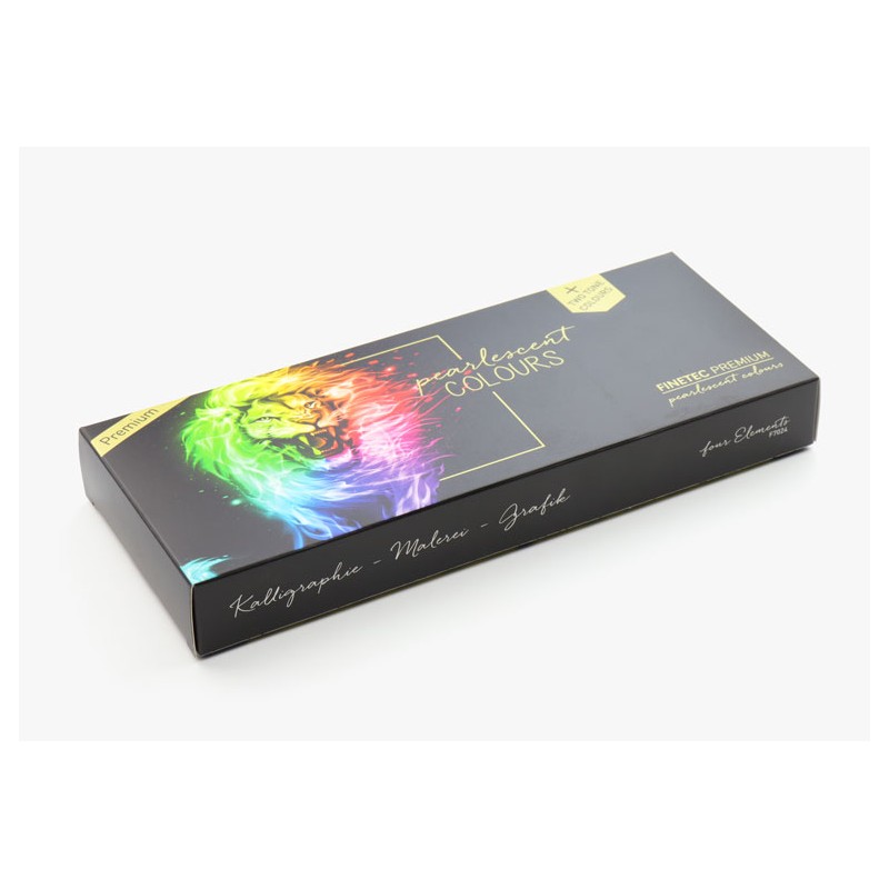 Boîte métal de 24 couleurs aquarelle Finetec