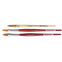 Coffret de 3 pinceaux aquarelle synthétiques Spin