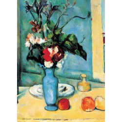 Puzzle 1000 pièces - Le Vase bleu, de Cézanne