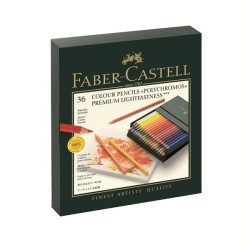 Coffret Studio Box de 36 crayons de couleur Polychromos 