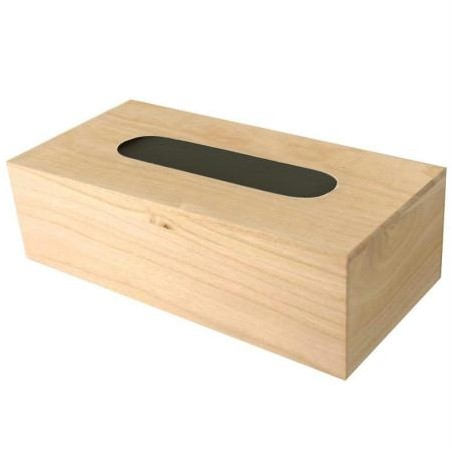 Boîte à mouchoirs en bois 250x135x90mm