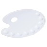 Palette ovale en plastique
