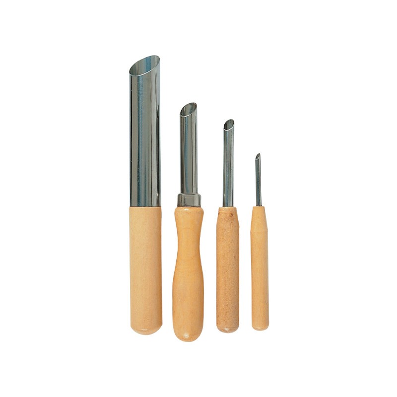 Set de 4 perforateurs creux