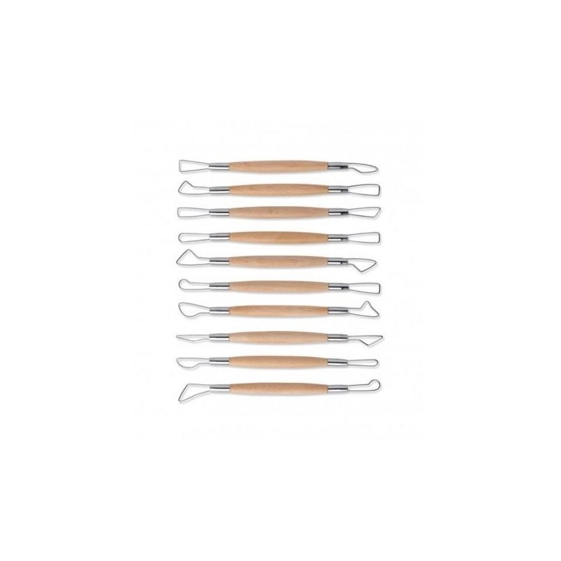 Set de 10 mirettes doubles pour modelage