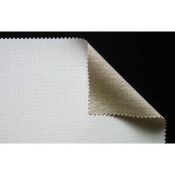 Toile mixte en lin-polyester-coton moyen enduction universelle 524 g/m²