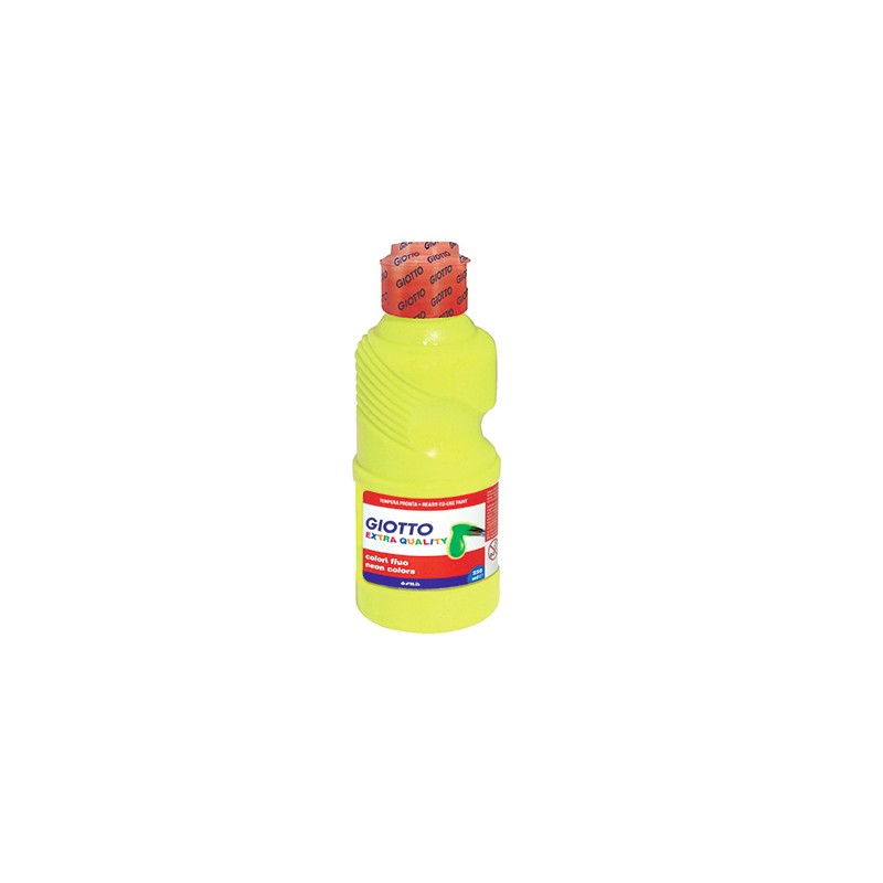 Gouache scolaire fluorescente Giotto, flacon 250ml