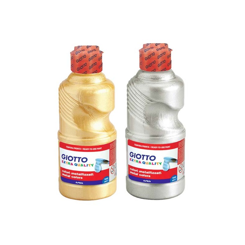 Gouache scolaire métal Giotto, flacon 250ml