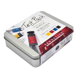 Test pack acrylique extra-fine Sennelier 5 tubes 21 ml