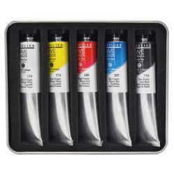Test pack huile fine Sennelier 5 tubes 21 ml