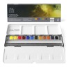 Boîte métal "Black Box" 12 1/2 godets aquarelle Winsor & Newton Professional