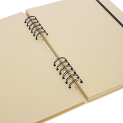Carnets de croquis Kraft 120g/m², 80 fls spiralées