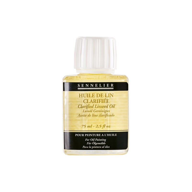 Huile de lin clarifiée Sennelier