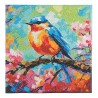 Kit tableau à diamanter Crystal Art 30x30cm - Rouge-gorge