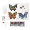 Kit décoration murale à diamanter Crystal Art - Papillons x3pcs
