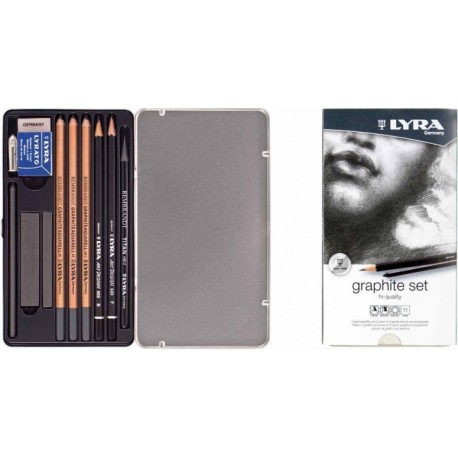 Set de crayons graphite Lyra Rembrandt x11 pcs