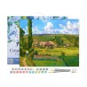 Peinture par numéros Paysage aux Pâtis, de Pissaro sur châssis 40x50 cm