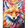 Broderie diamant 40x50cm sur toile roulée - Renard coloré
