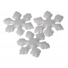 Cristaux de neige en polystyrène 5cm x3pcs
