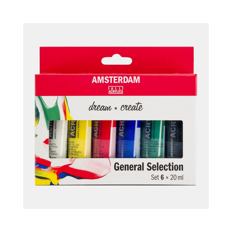 Sets peinture acrylique Amsterdam, tubes 20ml