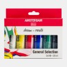 Set peinture acrylique Amsterdam, tubes de 20 ml