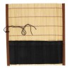 Pincelier en natte en bambou